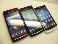 ａｕ　ＩＳ１１Ｓ　ＸｐｅｒｉａＡｃｒｏ　モックアップ　３色セット