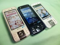 ａｕ　Ｔ００６　モックアップ　３色セット