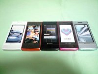 ソフトバンク　８３０Ｎ　モックアップ　５色セット