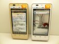 ＮＴＴドコモ　ＳＨ－０２Ｄ　AｑｕｏｓPhoneＳｌｉｄｅｒ　モックアップ　２色セット
