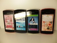 ソフトバンク　１０１Ｎ　ＭＥＤＩＡＳ ＣＨ　モックアップ　４色セット