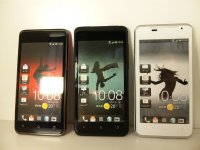 ａｕ　ＩＳＷ１３ＨＴ　ＨＴＣ Ｊ　モックアップ　３色セット