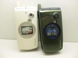 画像1: ボーダフォン　Ｖ４０１Ｔ　モックアップ　２色セット　【クリックポスト非対応商品】