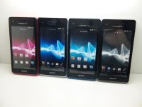 ＮＴＴドコモ　ＳＯ－０１Ｅ　Ｘｐｅｒｉａ　ＡＸ　モックアップ　４色セット