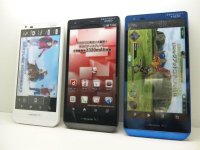 ＮＴＴドコモ　ＳＨ－０２Ｅ　AQUOSPhone　ＺＥＴＡ　モックアップ　３色セット