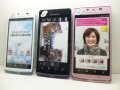 ＮＴＴドコモ　ＳＨ－０４Ｅ　AQUOSPhone　ＥＸ　モックアップ　３色セット