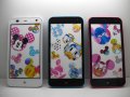 ＮＴＴドコモ　Ｆ－０３Ｆ　Disney Mobile on docomo　モックアップ　３色セット