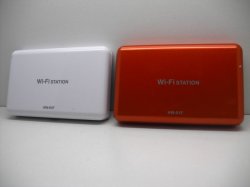 画像2: ＮＴＴドコモ　ＨＷ－０１Ｆ　Wi-Fi STATION　モックアップ　２色セット