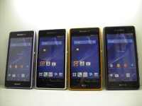 ＮＴＴドコモ　ＳＯ－０４Ｆ　Ｘｐｅｒｉａ Ａ２　モックアップ　４色セット