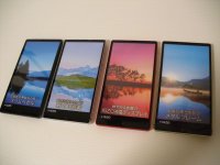 ソフトバンク　３０４ＳＨ　AQUOS PHONE Ｘｘ モックアップ　４色セット