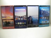 ＮＴＴドコモ　ＳＨ－０１Ｇ　AQUOSPhone　ＺＥＴＡ　モックアップ　４色セット
