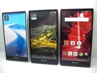 ＮＴＴドコモ　ＳＨ－０３Ｇ　AQUOSPhone　ＺＥＴＡ　モックアップ　３色セット