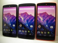 イーモバイル　ＥＭ０１Ｌ　ＮＥＸＵＳ ５ モックアップ　２色セット（ホワイト＆ブラック）ｏｒレッド