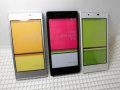 ａｕ　ＫＹＶ３７　Qua phone　モックアップ　３色セット