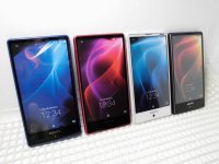 ａｕ　ＳＨＶ３３　ＡＱＵＯＳＰＨＯＮＥ ＳＥＲＩＥ　ｍｉｎｉ　モックアップ　４色セット