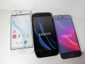 ＮＴＴドコモ　ＳＨ－０３Ｊ　AQUOS　R　モックアップ　３色セット