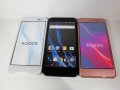 ソフトバンク　６０５ＳＨ　AQUOS ea モックアップ　３色セット