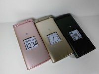 ａｕ　ＫＹＦ３６　かんたんケータイ モックアップ　３色セット