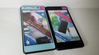 UQ-Mobile　ＤＩＧＮＯ Ａ　モックアップ　２色セット