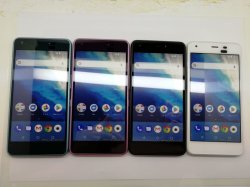 画像1: Ｙ！ｍｏｂｉｌｅ　Android one S4　モックアップ　４色セット