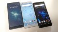 ソフトバンク　７０２ＳＯ　Ｘｐｅｒｉａ ＸＺ２　モックアップ ３色セット