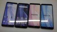ソフトバンク　９０１ＳＨ　ＡＱＵＯＳ ｓｅｎｓｅ３ ｐｌｕｓ　モックアップ ４色セット