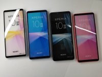 ａｕ　ＳＯＧ０４　Ｘｐｅｒｉａ １０III　モックアップ　４色セット