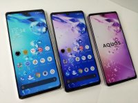 ソフトバンク　Ａ１０２ＳＨ　ＡＱＵＯＳ ｚｅｒｏ６ モックアップ　３色セット