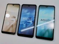 ａｕ　ＳＨＧ０６　ＡＱＵＯＳ ｗｉｓｈ　モックアップ　３色セット
