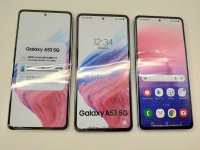 ＮＴＴドコモ　ＳＣ－５３Ｃ　ＧＡＬＡＸＹ Ａ５３ ５Ｇ　モックアップ ３色セット