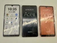 ＮＴＴドコモ　ＳＯ－５３Ｃ　Ｘｐｅｒｉａ ＡｃｅIII　モックアップ　３色セット