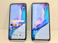 ソフトバンク　Ａ１０１ＸＭ　Ｒｅｄｍｉ Ｎｏｔｅ １０Ｔ　モックアップ　２色セット