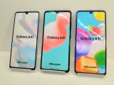 UQ-Mobile　SCV48　GALAXY A41　モックアップ　３色セット