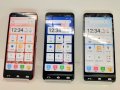 ａｕ　ＳＨＧ０９　ＢＡＳＩＯ Ａｃｔｉｖｅ　モックアップ　３色セット
