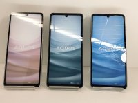 ａｕ　ＳＨＧ１０　ＡＱＵＯＳ Ｓｅｎｓｅ７　モックアップ　３色セット