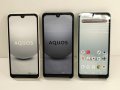 ＮＴＴドコモ　ＳＨ－５３Ｄ　ＡＱＵＯＳ ｗｉｓｈ３　モックアップ　３色セット