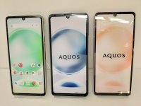 ＮＴＴドコモ　ＳＨ－５４Ｄ　ＡＱＵＯＳ ｓｅｎｓｅ８　モックアップ　３色セット