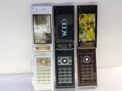 画像2: ａｕ　Ｗ６３Ｈ　Ｗｏｏｏケータイ　モックアップ　３色セット