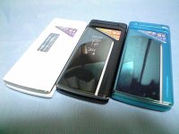 ＮＴＴドコモ　Ｆ－０１Ｂ　モックアップ　3色セット