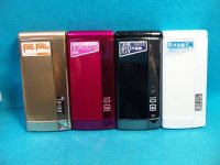 ＮＴＴドコモ　Ｆ－０２Ｂ　モックアップ　４色セット
