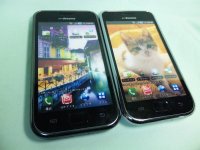 ＮＴＴドコモ　ＳＣ－０２Ｂ　Ｇａｌａｘｙ　Ｓ　モックアップ　２色セット
