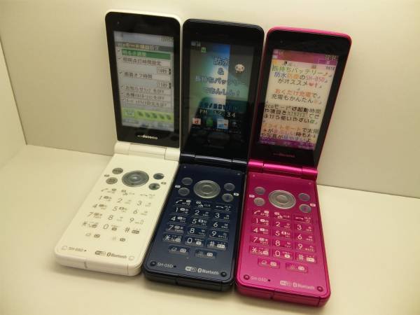 NTTドコモ SH－05D モックアップ 3色セット - モック