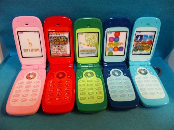 au A5525SA ジュニアケータイ モックアップ - モック