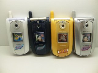 【動作確認済み】J-PHONE SH-52 2台セット Jフォン J－SH52 モックアップ 2色セット - モックセンター
