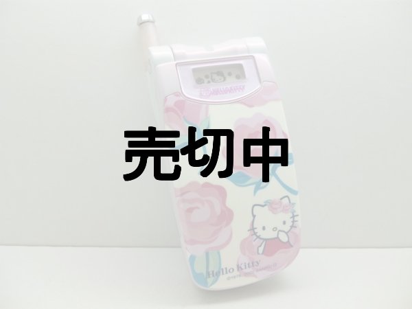 ストラップ2本付au A3014S ハローキティ限定品レア希少着せ替え携帯　未使用長期保管品