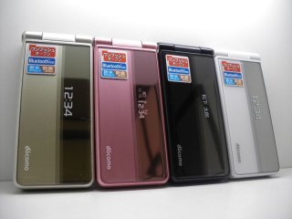 NTTドコモ P－01E モックアップ 4色セット（新色