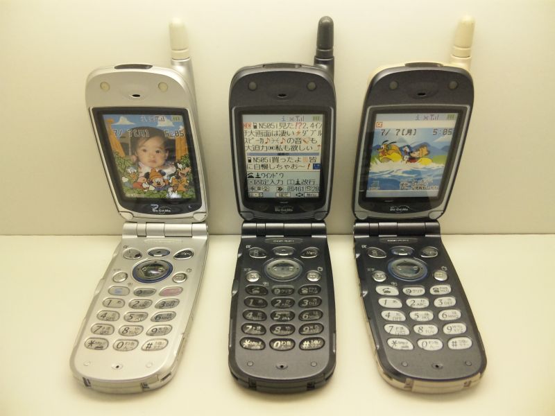 ドコモ docomo N505i BLACK ブラック ガラケー 携帯電話 携帯 - 携帯電話