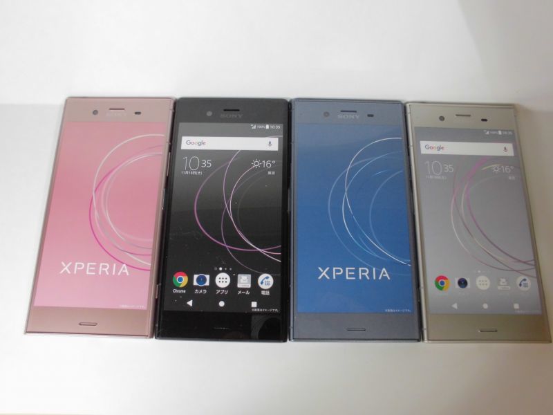 ソフトバンク ７０１ＳＯ Ｘｐｅｒｉａ ＸＺ１ モックアップ ４色